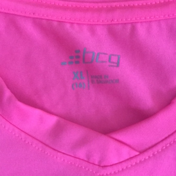 Girls Pink Athletic Top - Picture 3 of 3